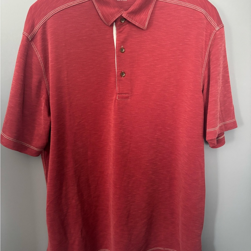 Johnston & Murphy Crimson Polo Shirt